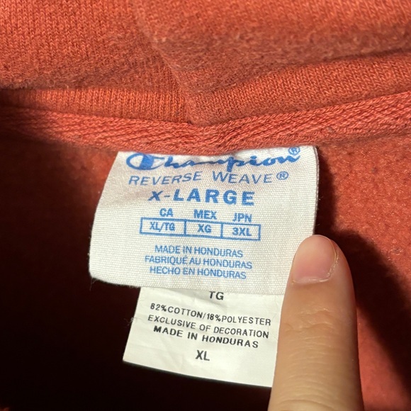 Champion pink hoodie size XL - Picture 2 of 5